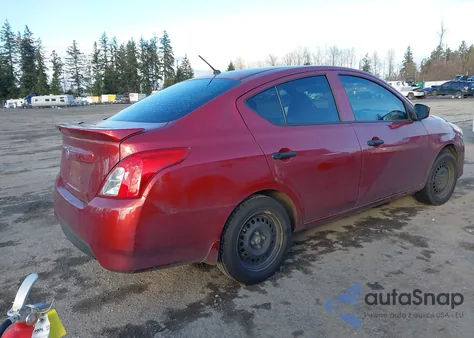 2016 Nissan Versa 1.6 S+ z USA, uszkodzony, nr VIN 3N1CN7AP9GL904416